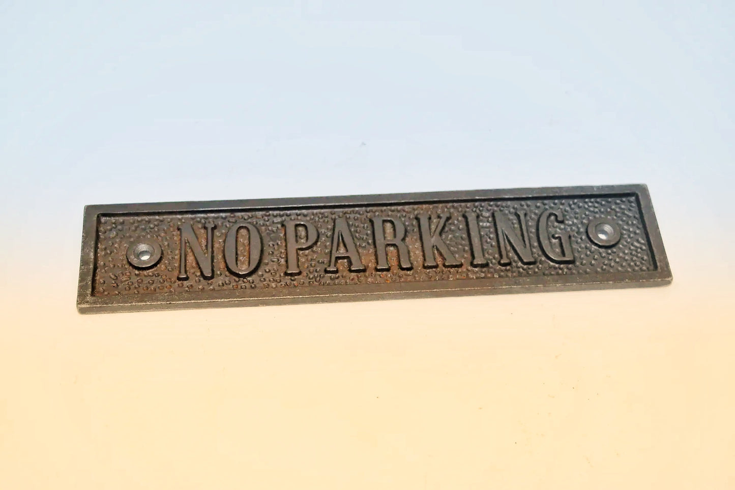 No Parking Plaque