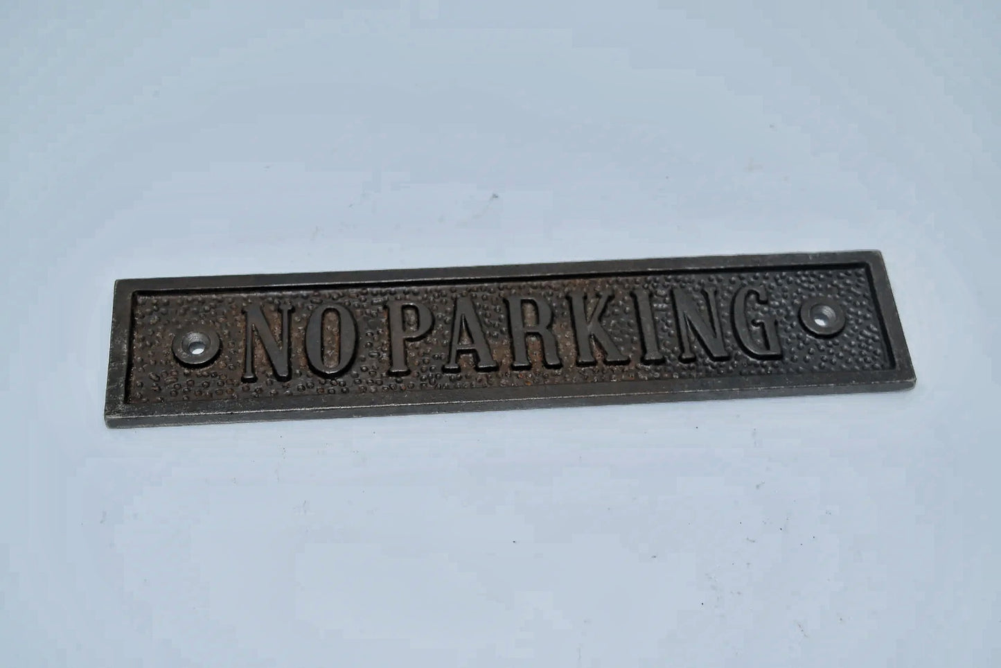 No Parking Plaque