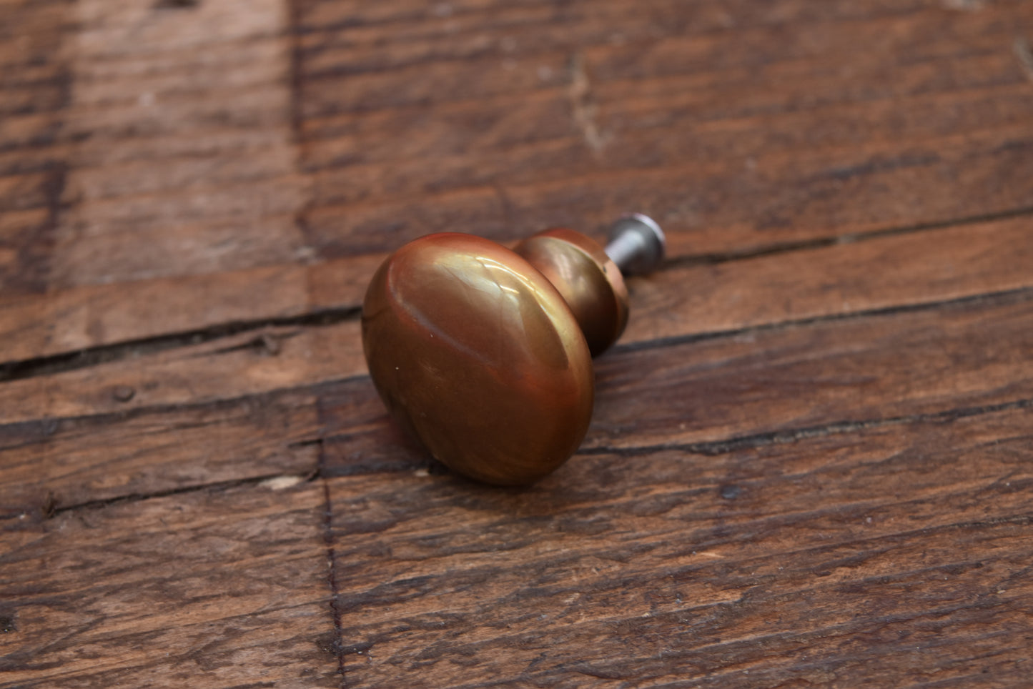 Plain Shaker Round Drawer Knob - Brass and Antique brass