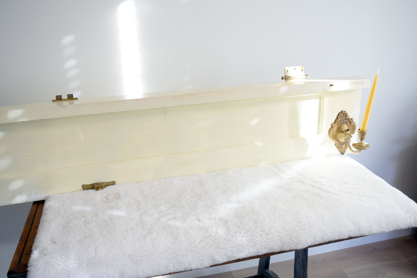 Brass Candle Shelf