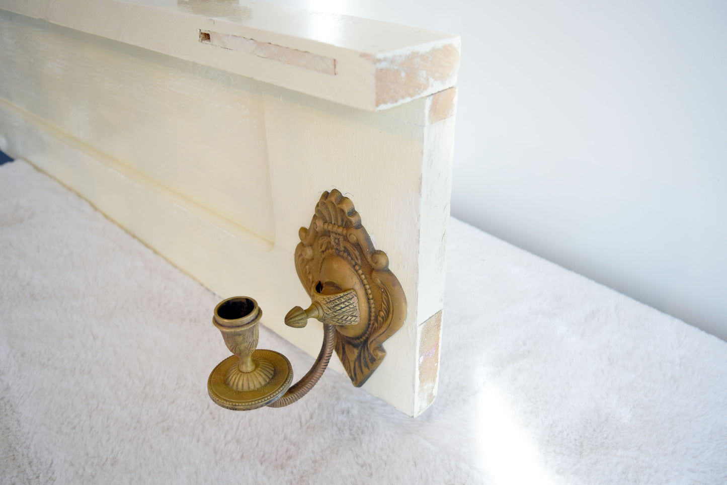 Brass Candle Shelf