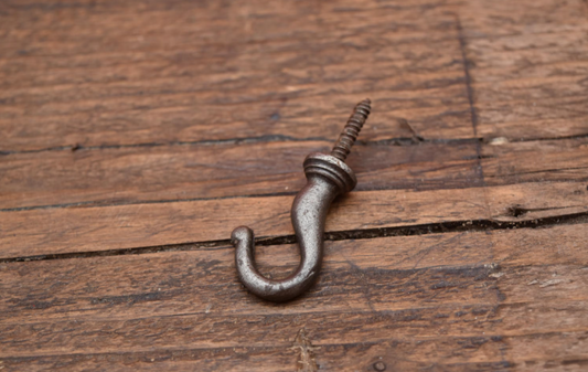 Screw-In Single Hook - Short Thread