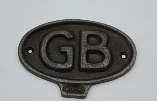 The GB Plaque - Cast Iron