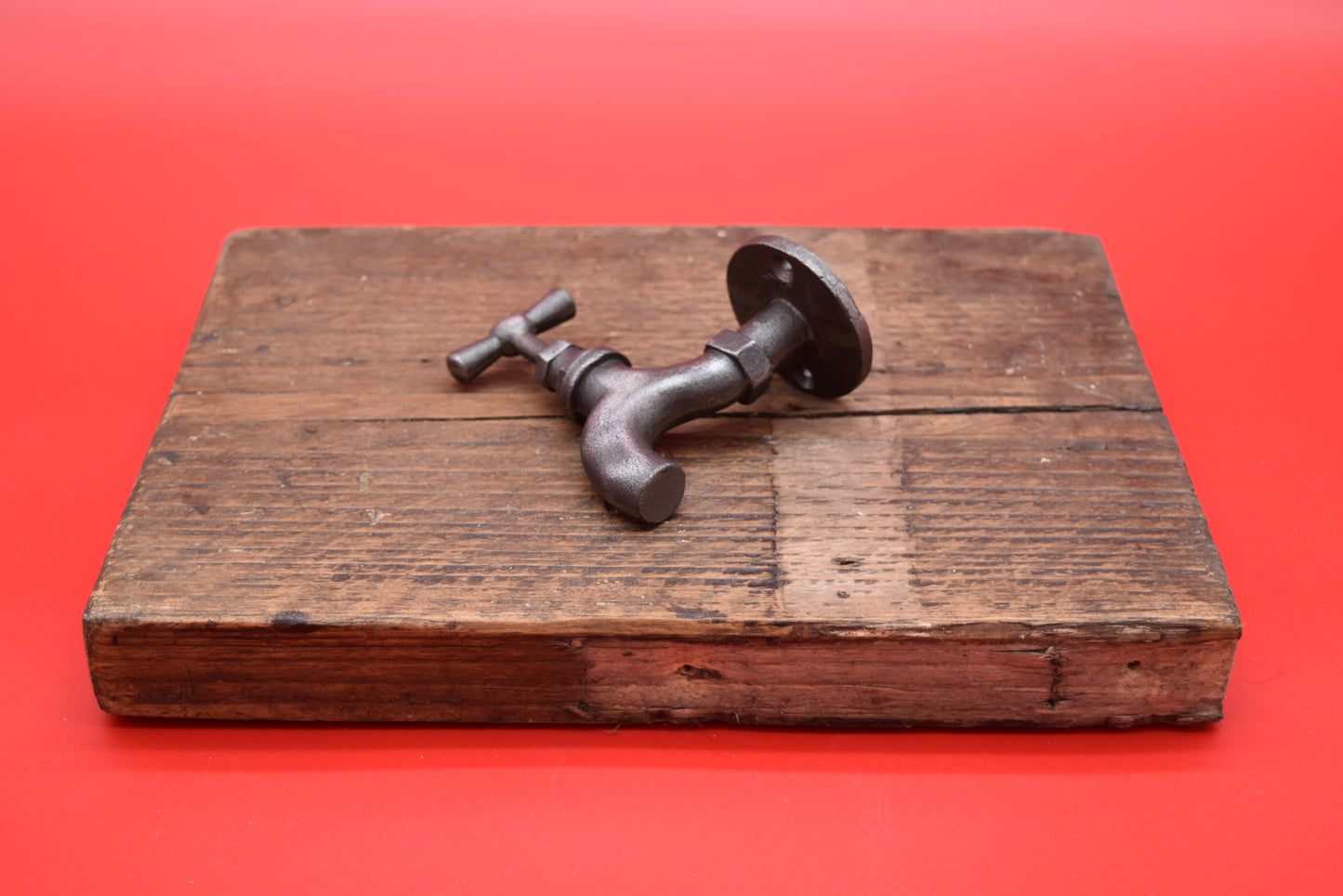 Tap Pull Handle Cast Antique Iron 95mm hook