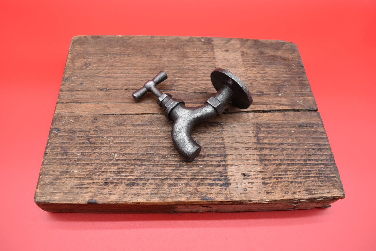 Tap Pull Handle Cast Antique Iron 95mm hook