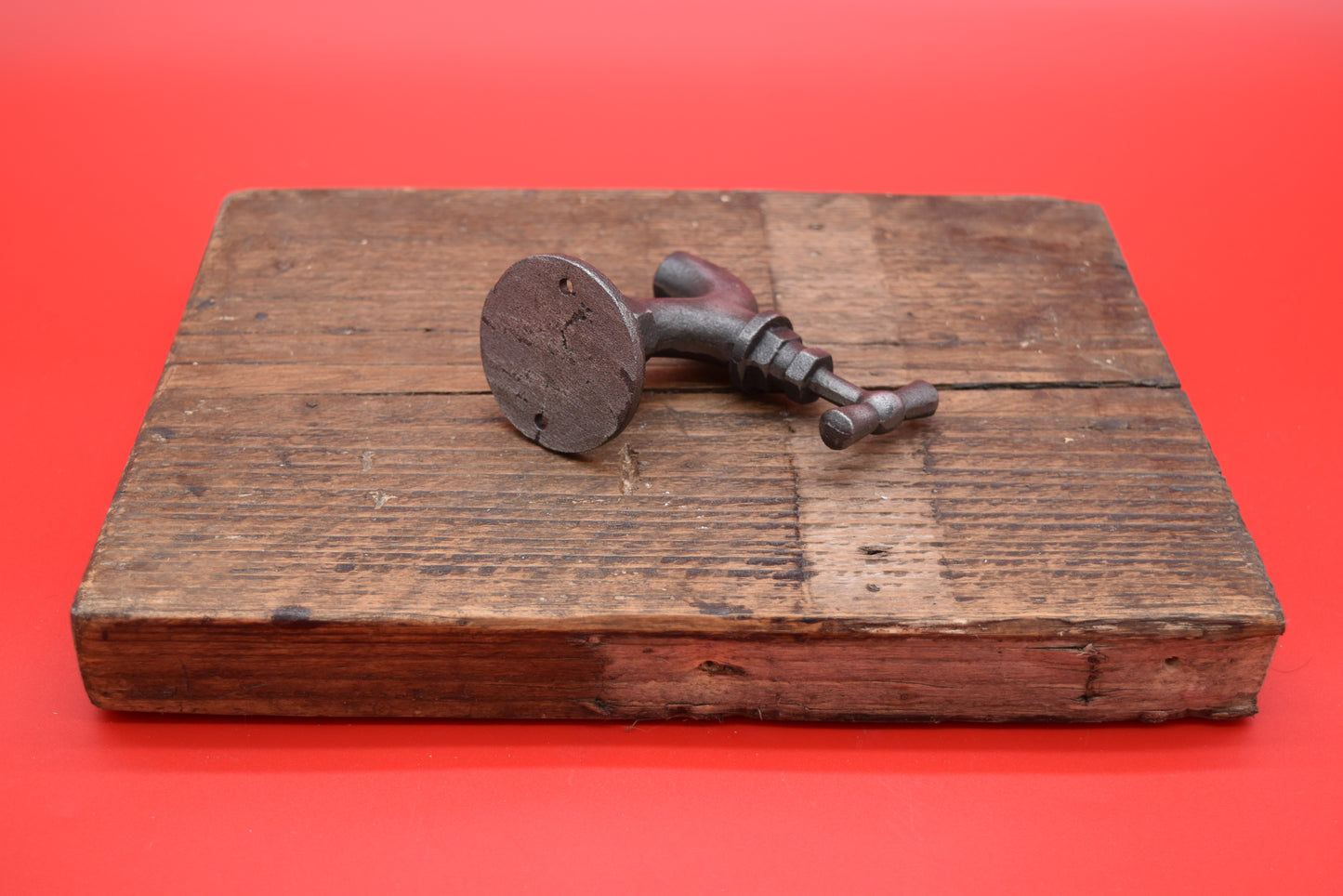 Tap Pull Handle Cast Antique Iron 95mm hook