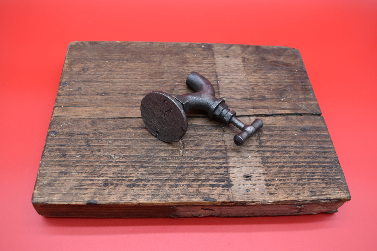 Tap Pull Handle Cast Antique Iron 95mm hook