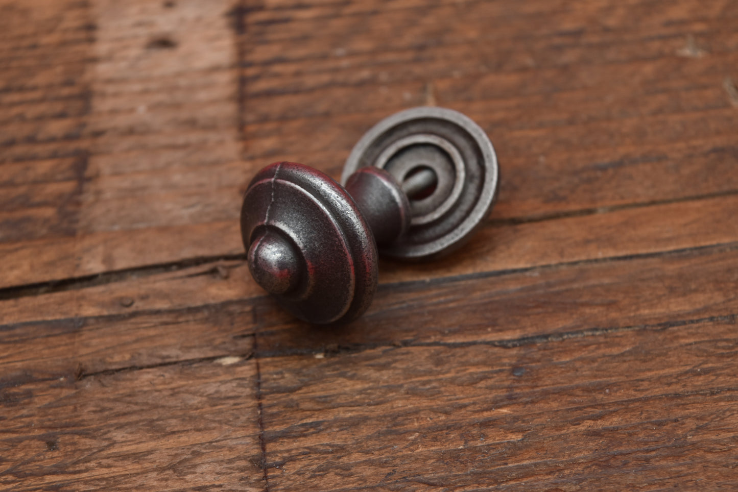 Victorian Round with Back Plate - Drawer Knob