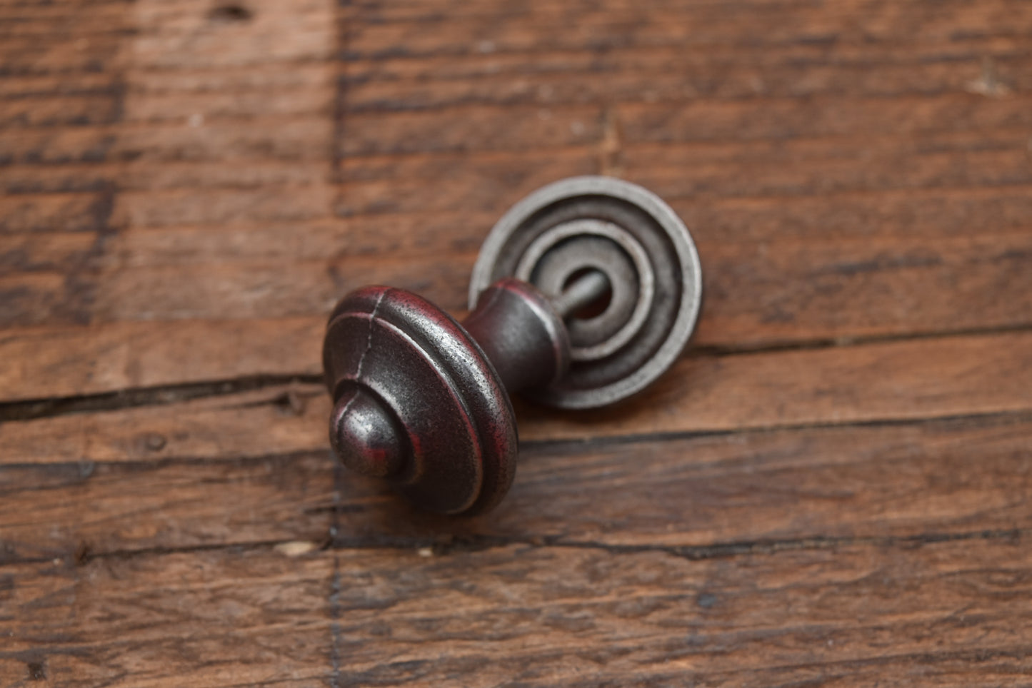 Victorian Round with Back Plate - Drawer Knob