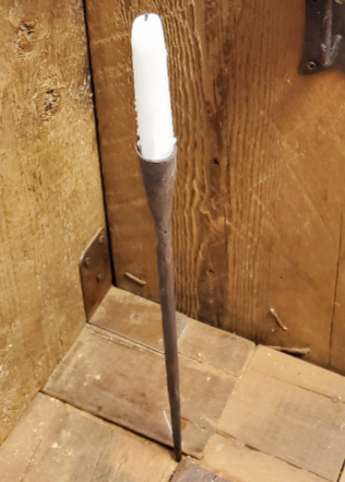 Candle Holder Spike - Hand Forged 12"