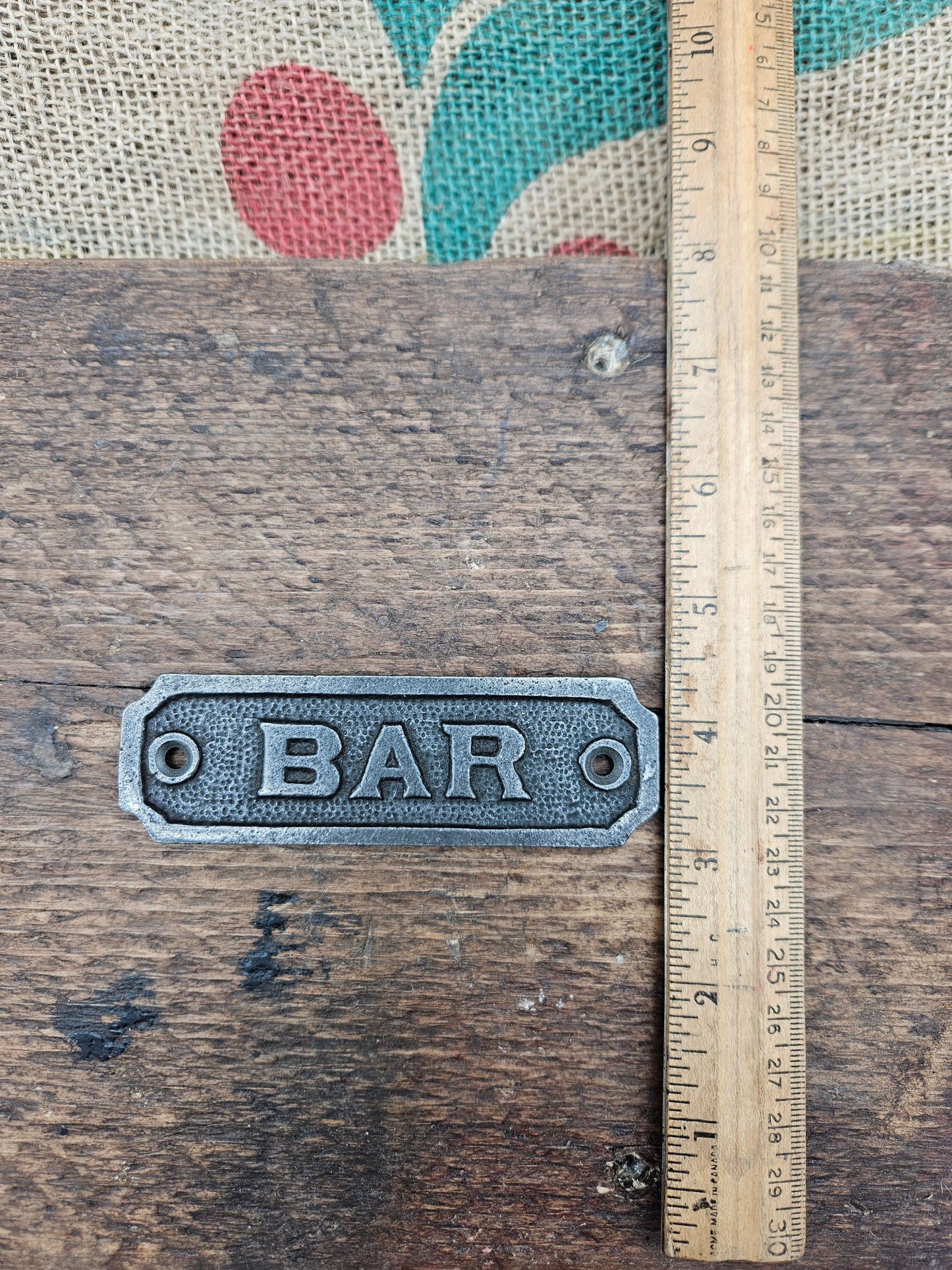 Bar Plaque