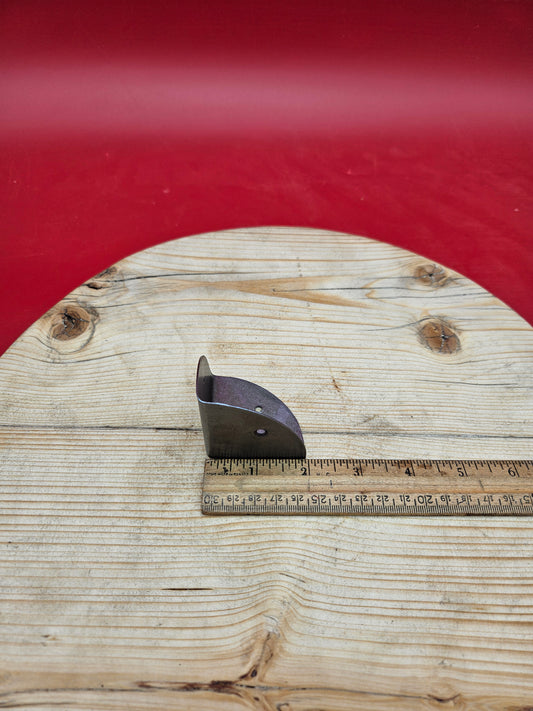 Corner Protector Pressed metal with seam Antique Iron or Rustic - 2" x 2" x 2"