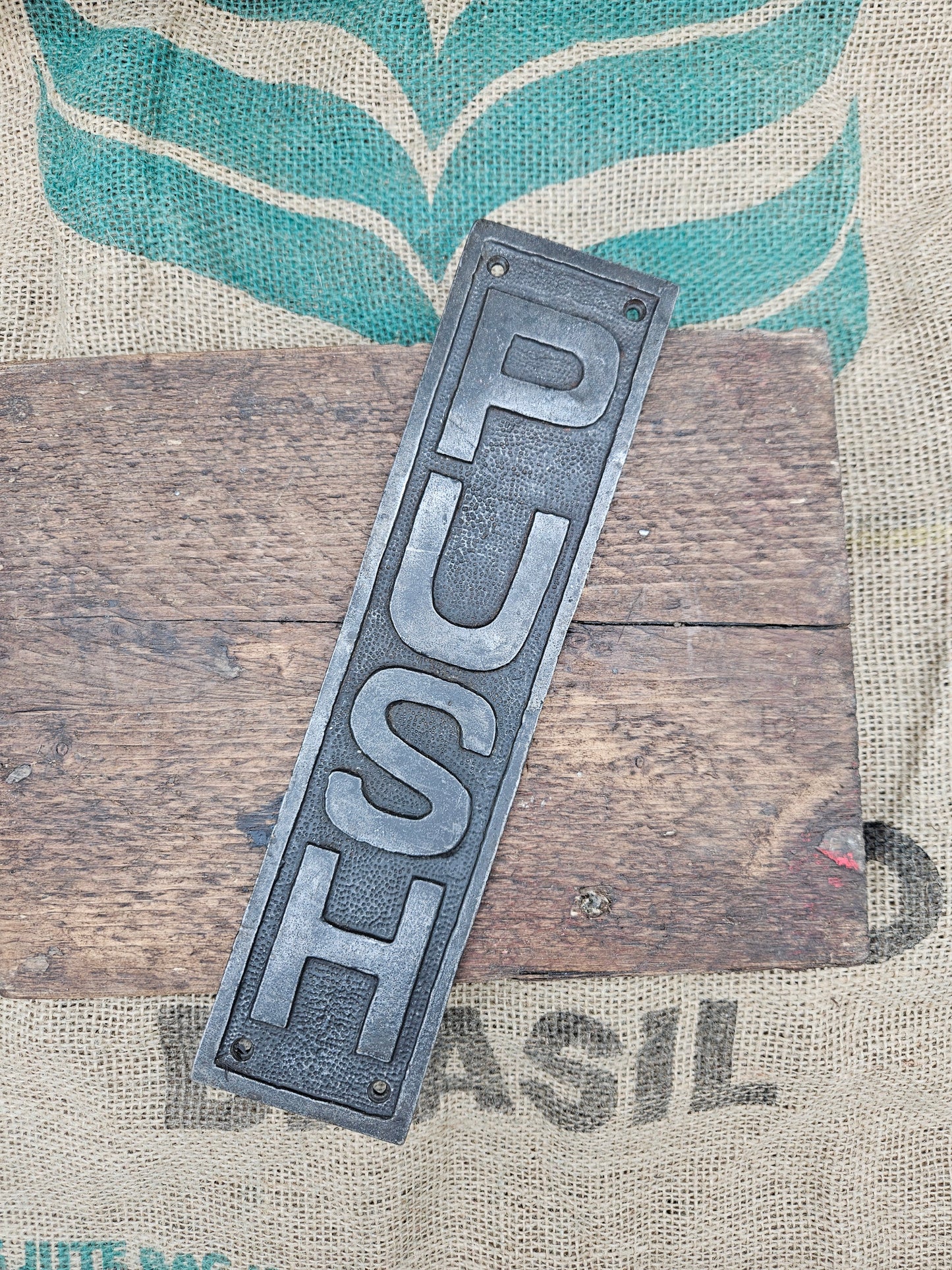 Door Push plate - PUSH