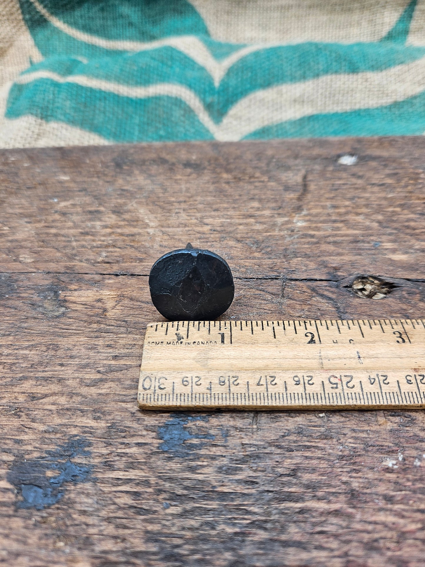 Hand Forged Round Steel Stud - 1"