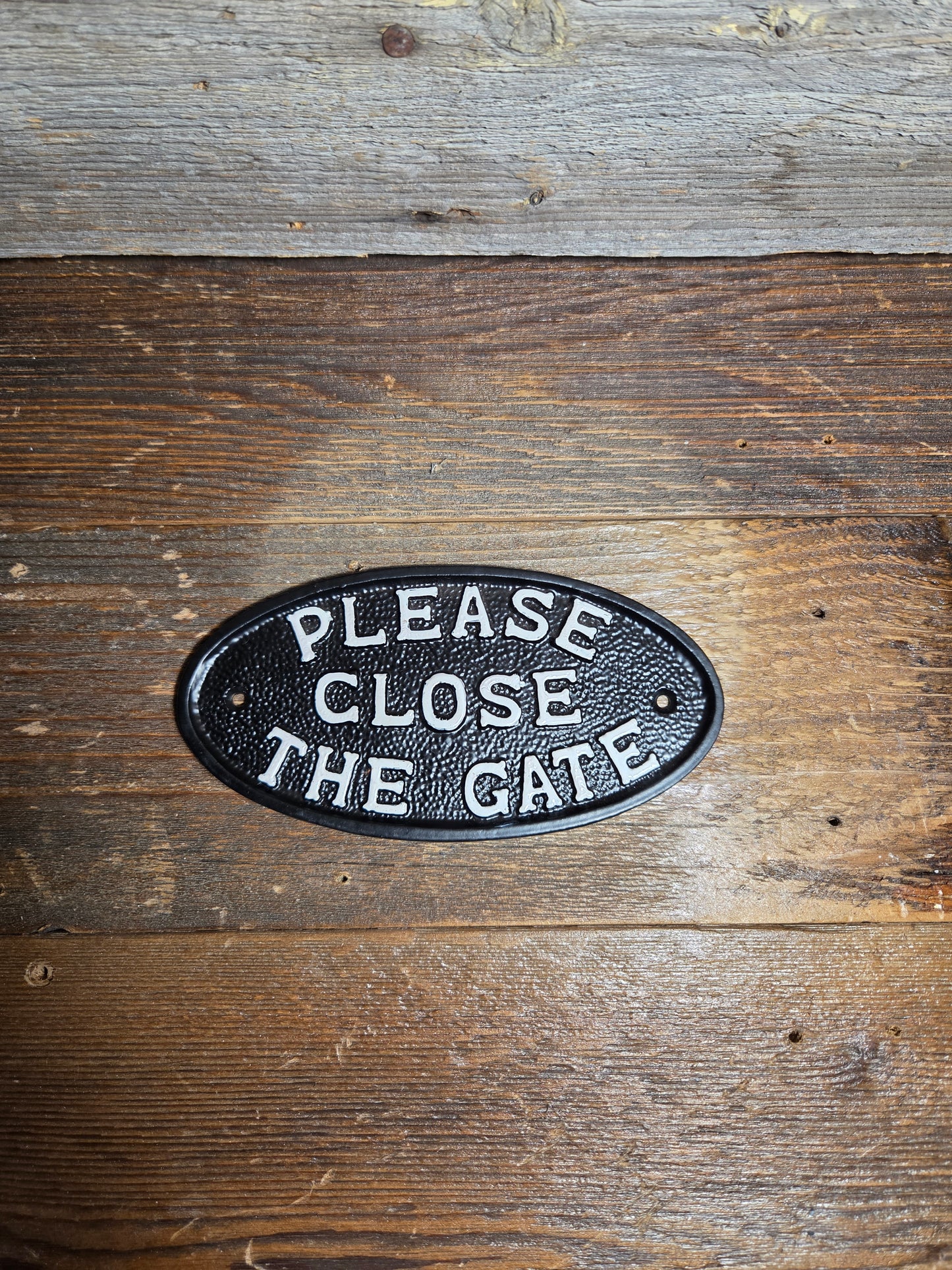 Please Close the Gate - 2 Options