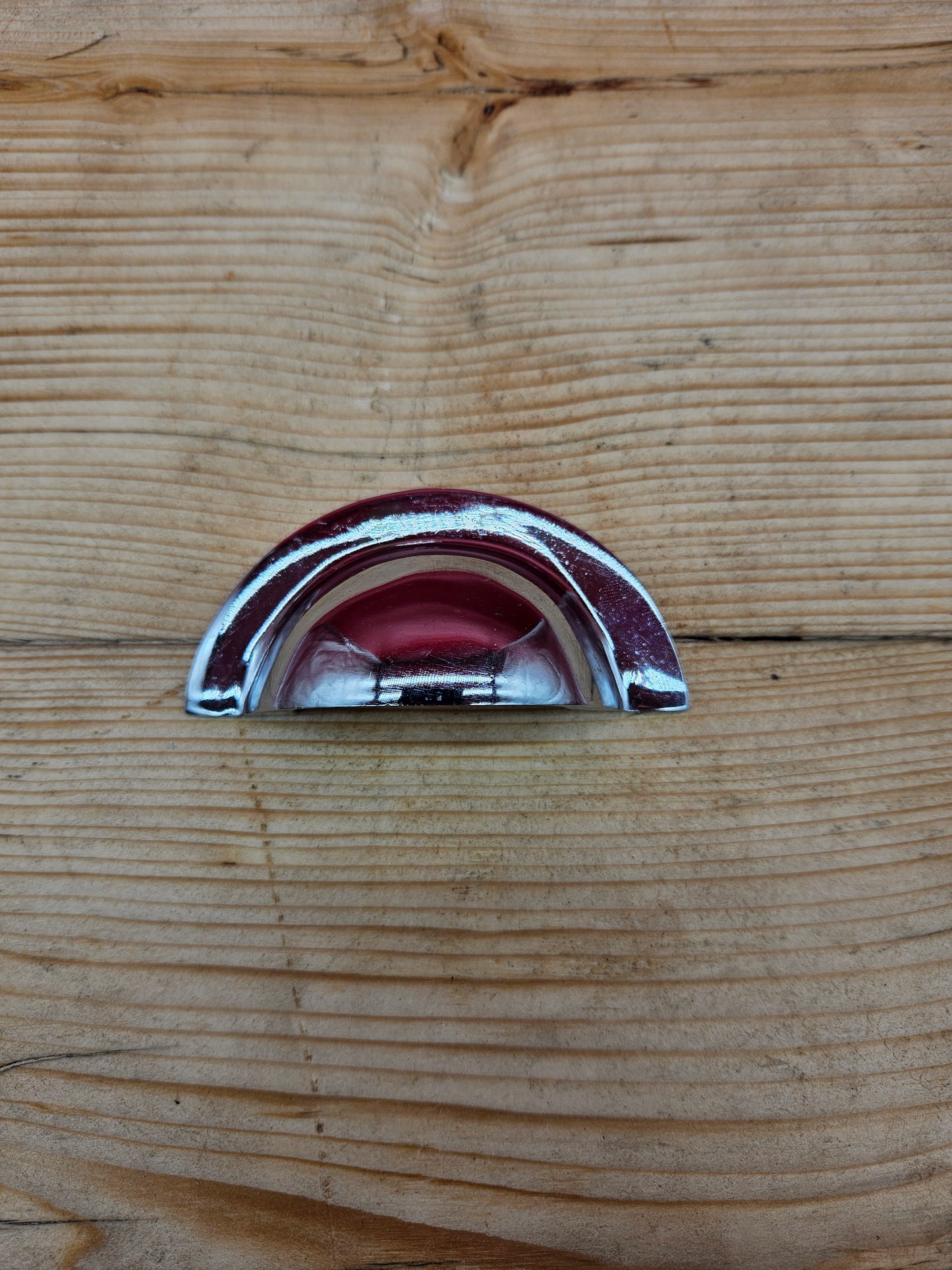 Basic Design - Chrome Cup Pull Handle Rear Thread