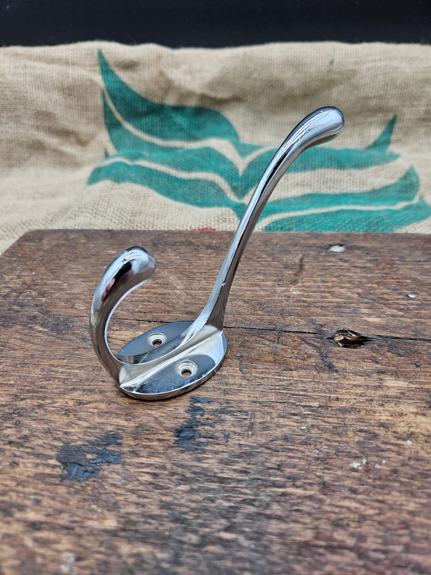 Victorian Hat & Coat Hook - 2 hole - 8 Finishes