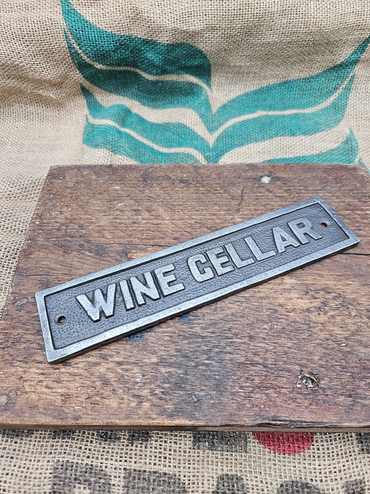 Wine Cellar Sign