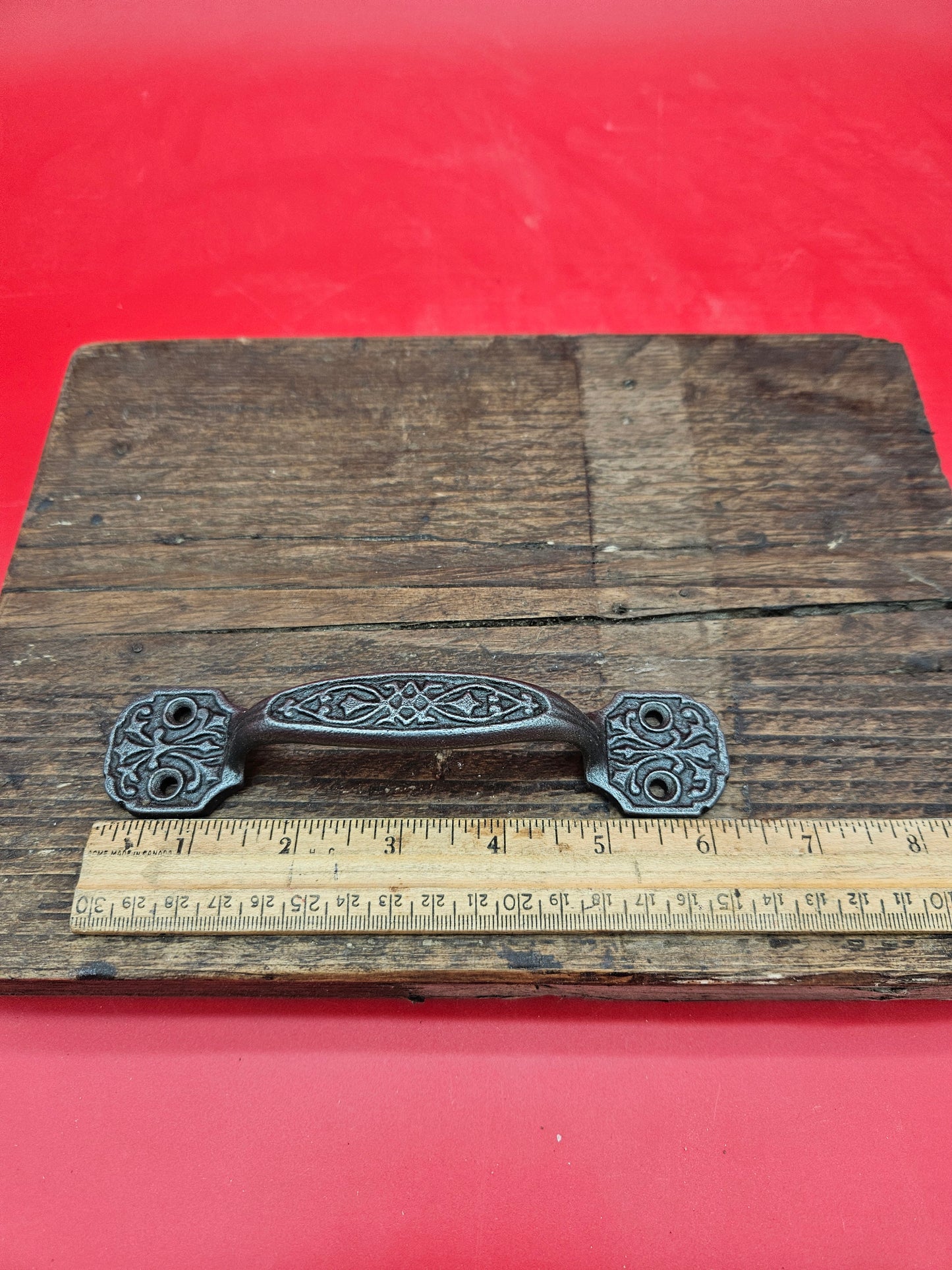 The Inca Pull Handle 6" Antique Iron