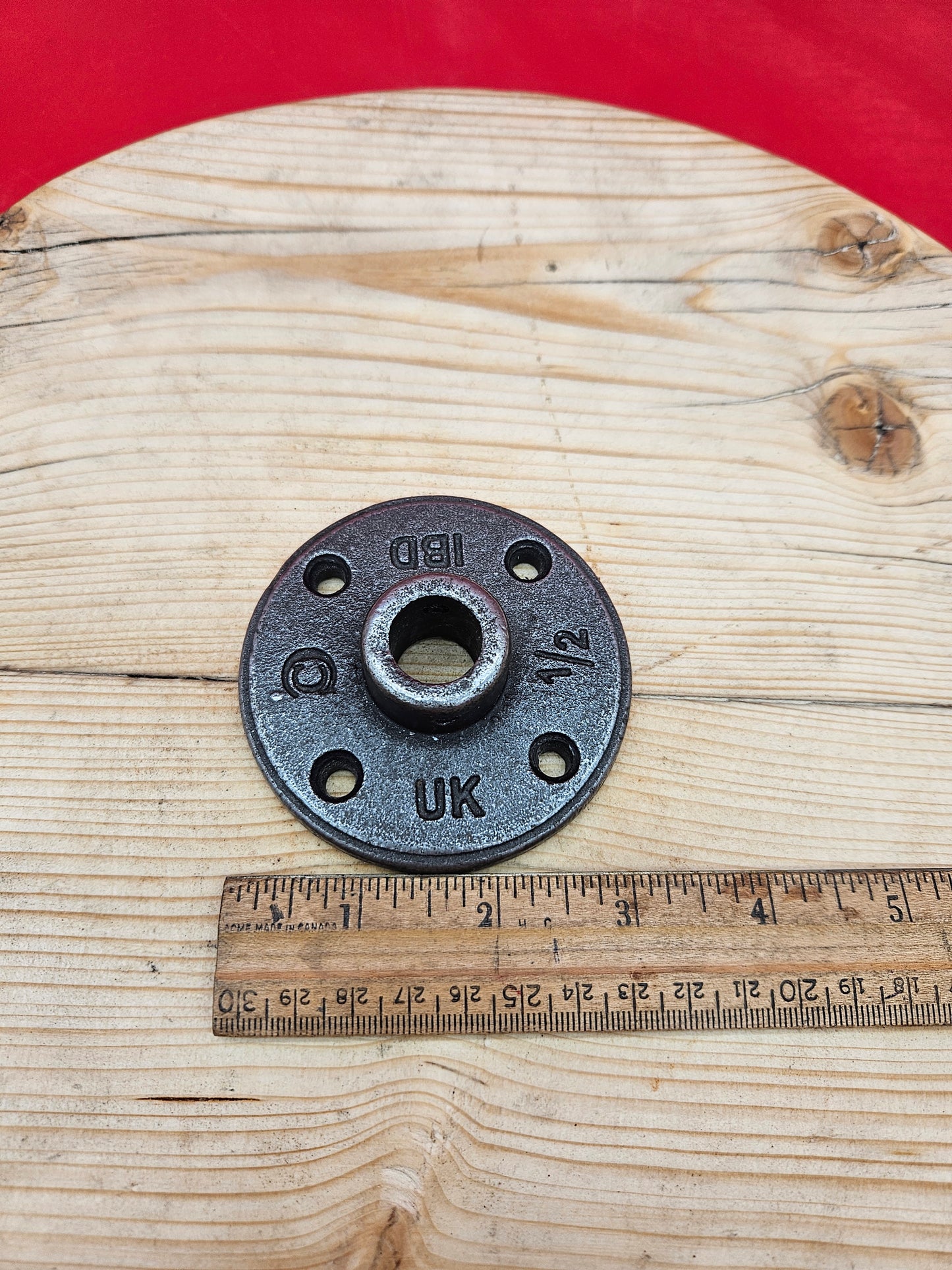 End Socket Flange - Large - 3" diameter
