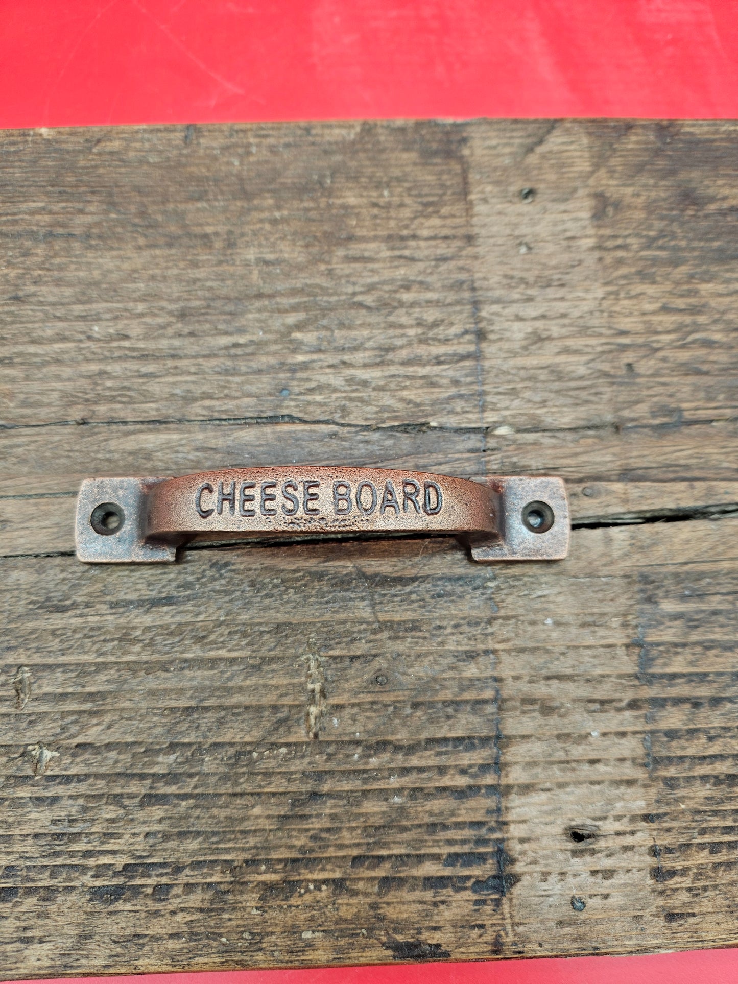 Cheese Board Handle - Antique Copper