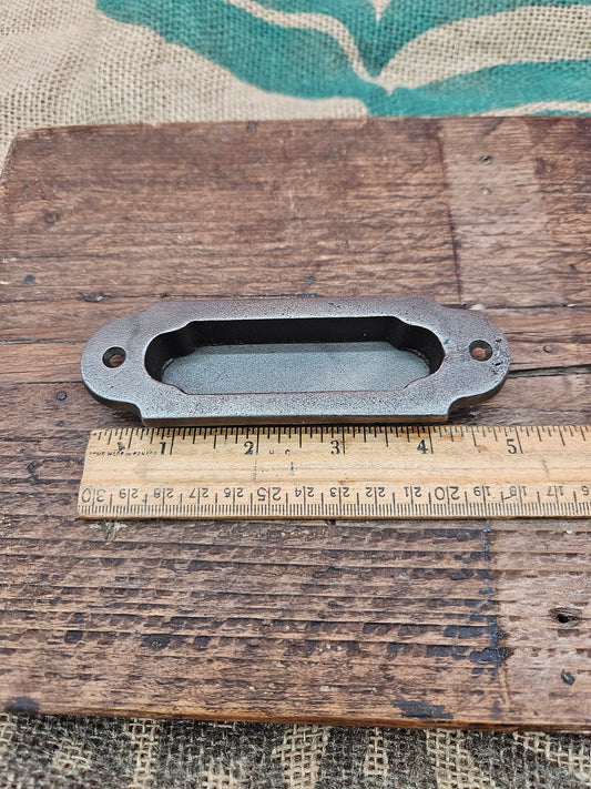 Flush Pull Handle - Victorian Round End 5"