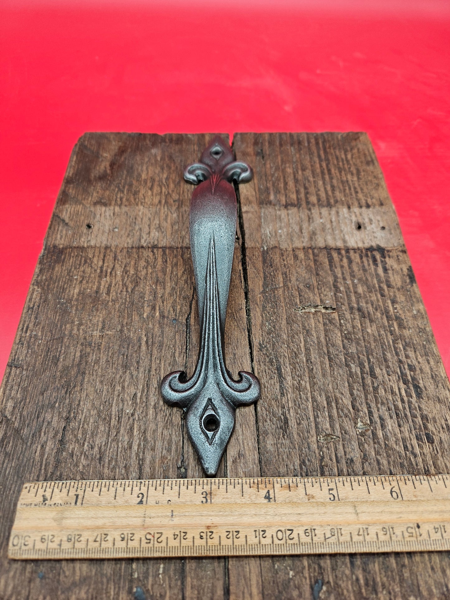 Door Pull Handle - The Fleur De Lys 9"