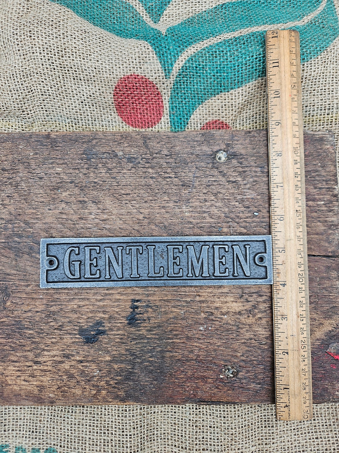 Gentlemen Plaque