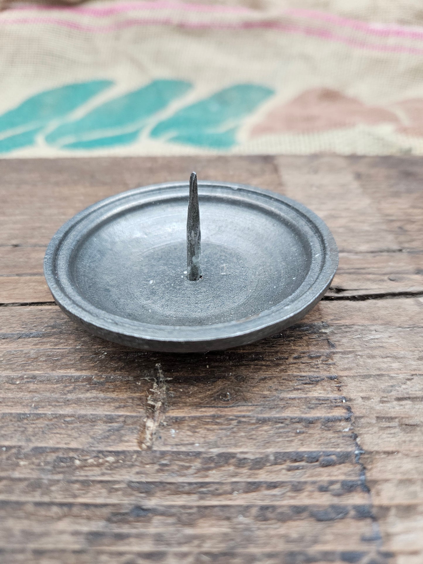 Candle Base Holder - Cast Iron 3"