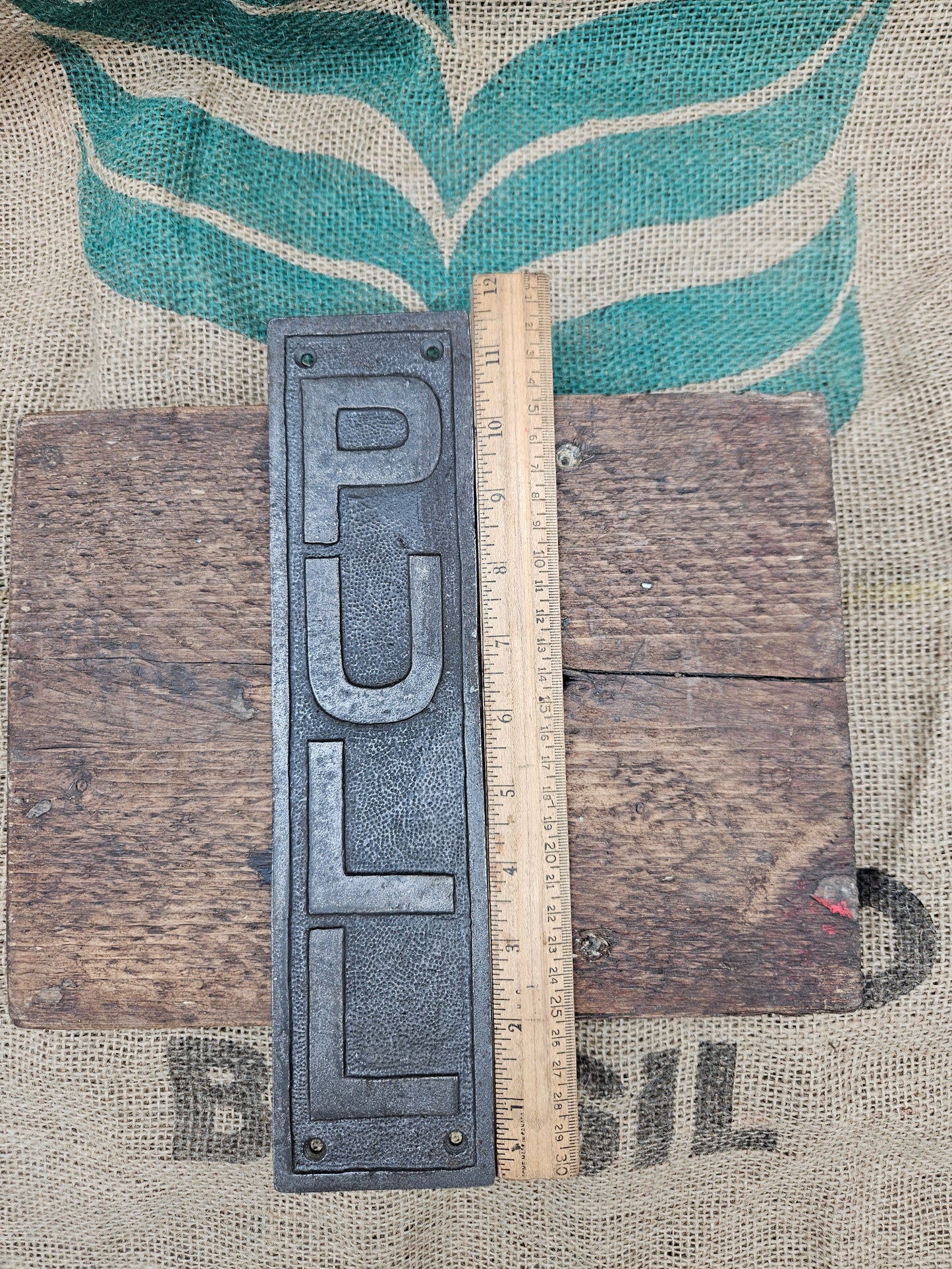 Door Push plate - PULL