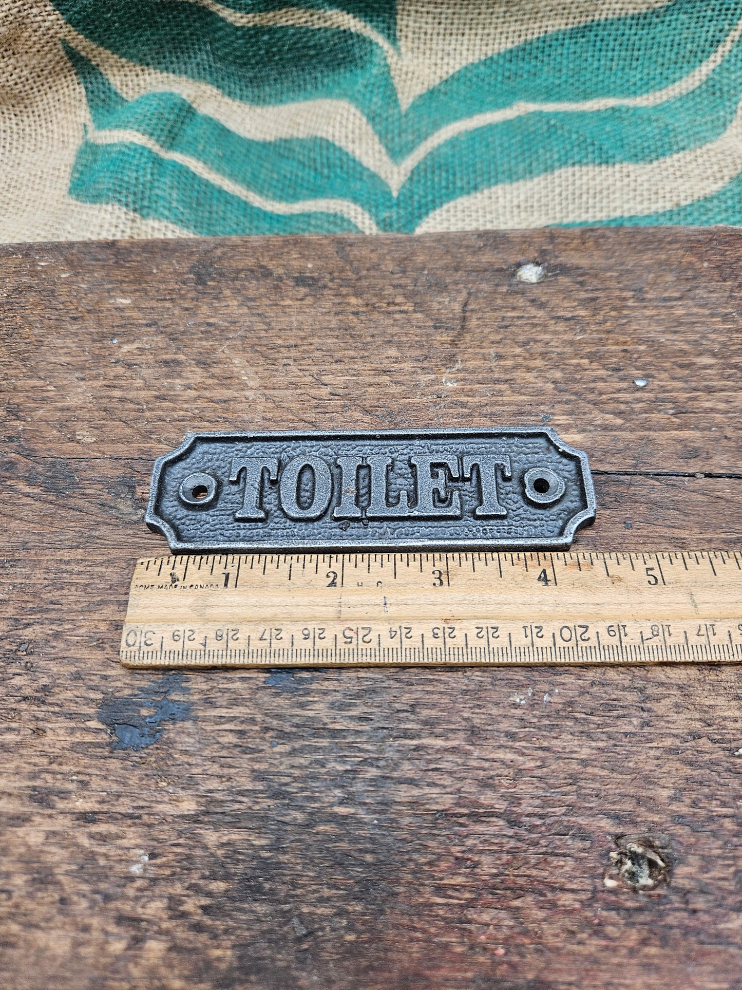 Toilet Plaque