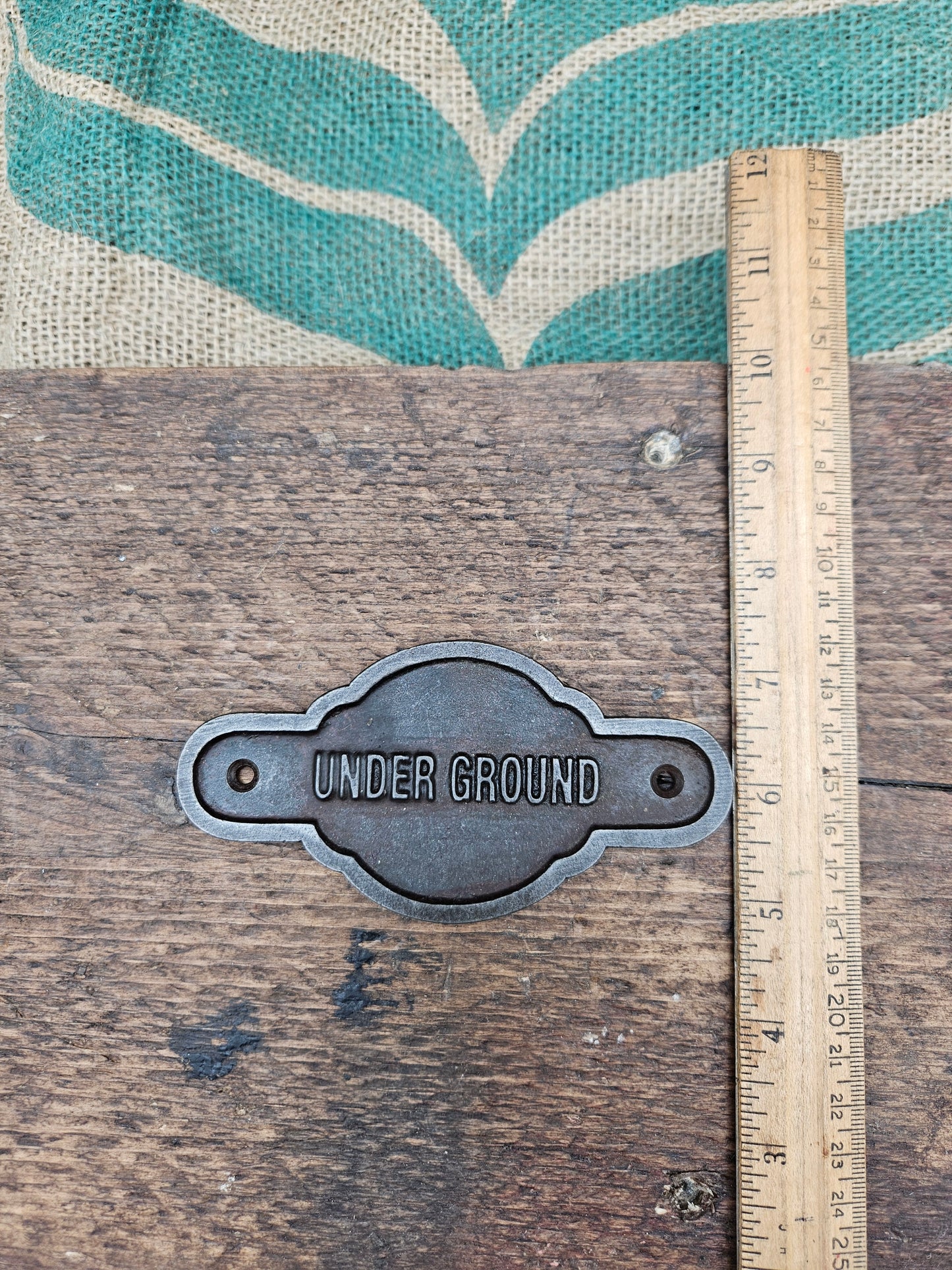 Underground sign