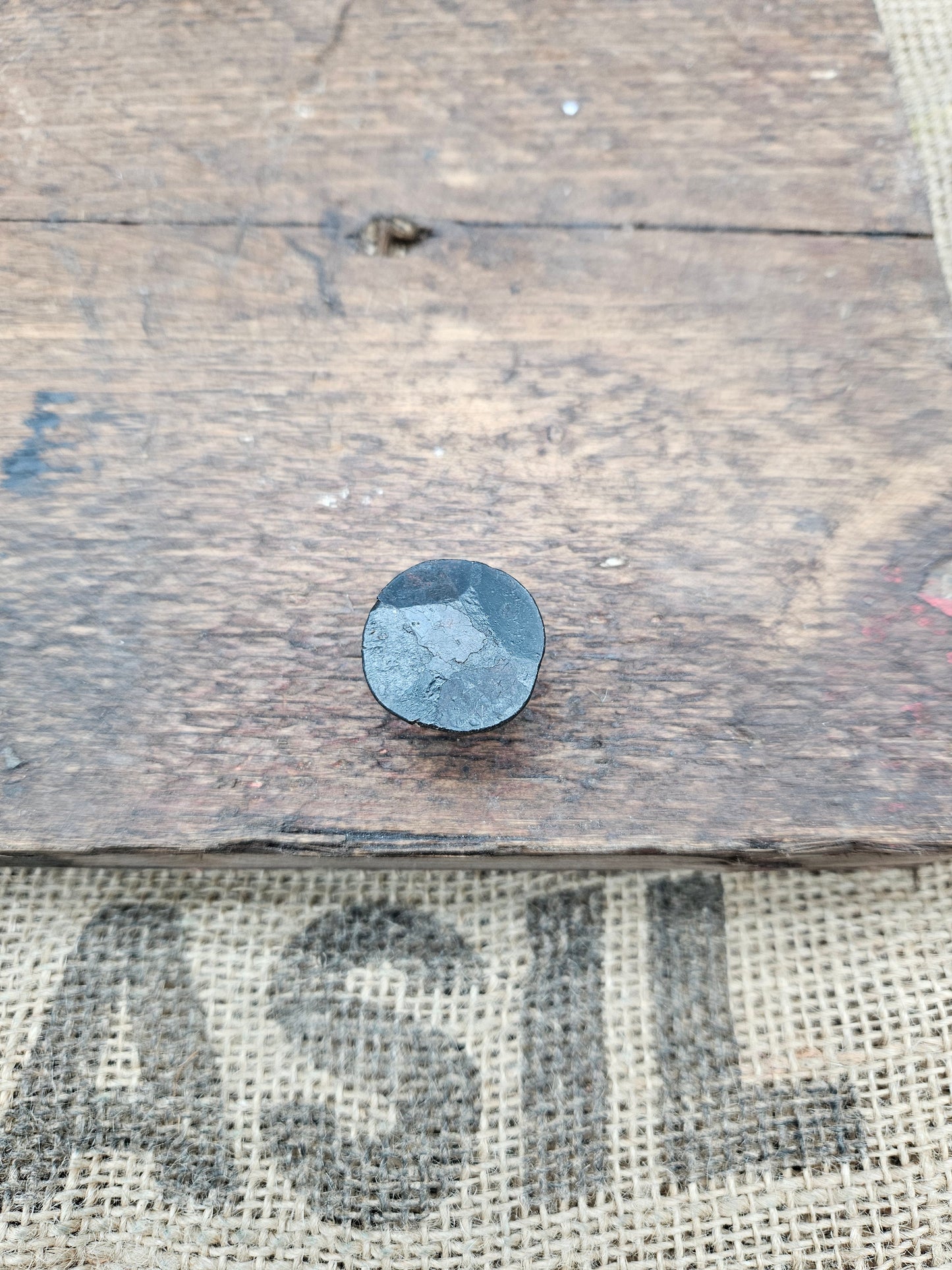 Hand Forged Round Steel Stud - 1"