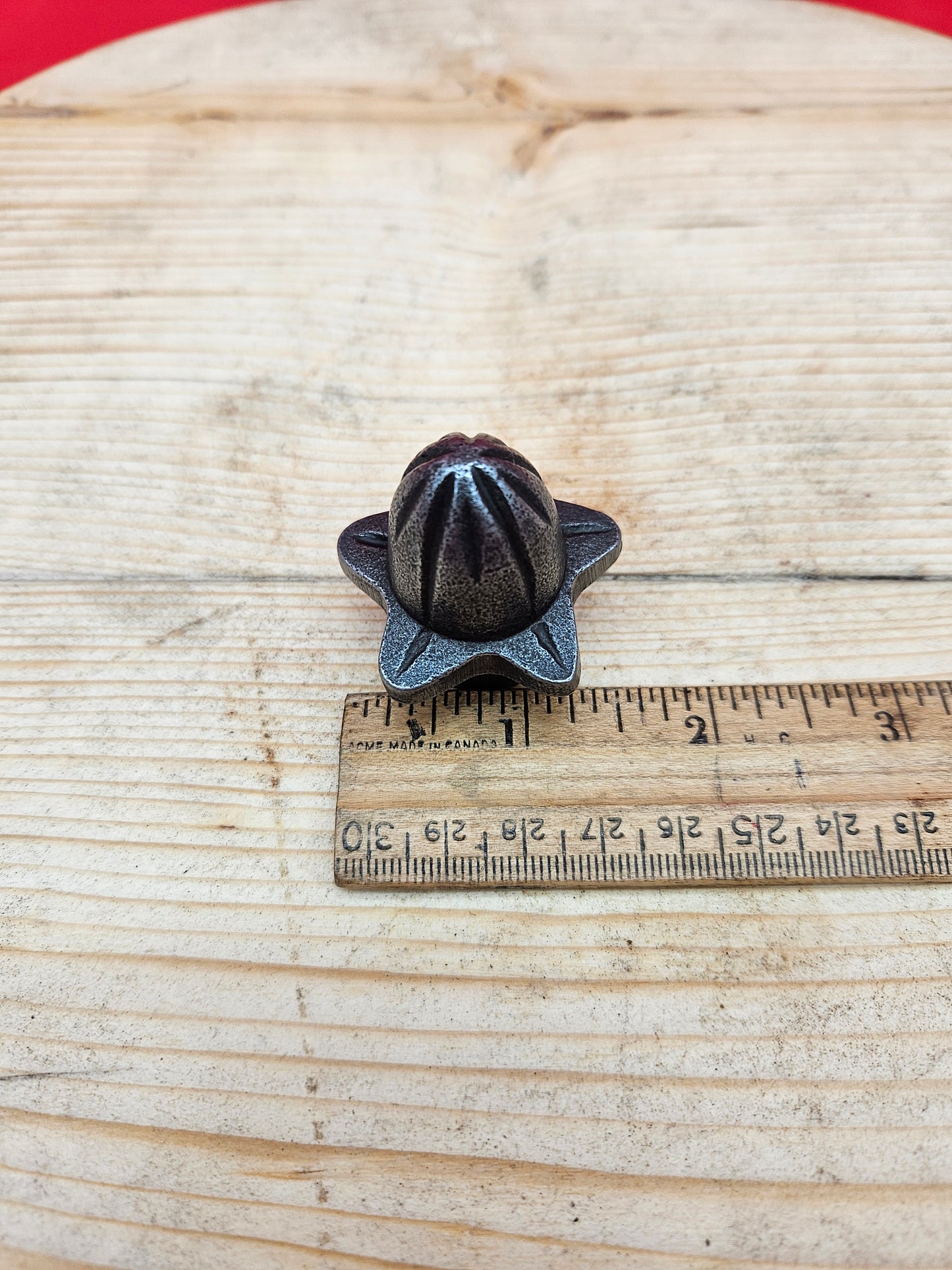 Antique Cast Iron Ball or Wide Finial