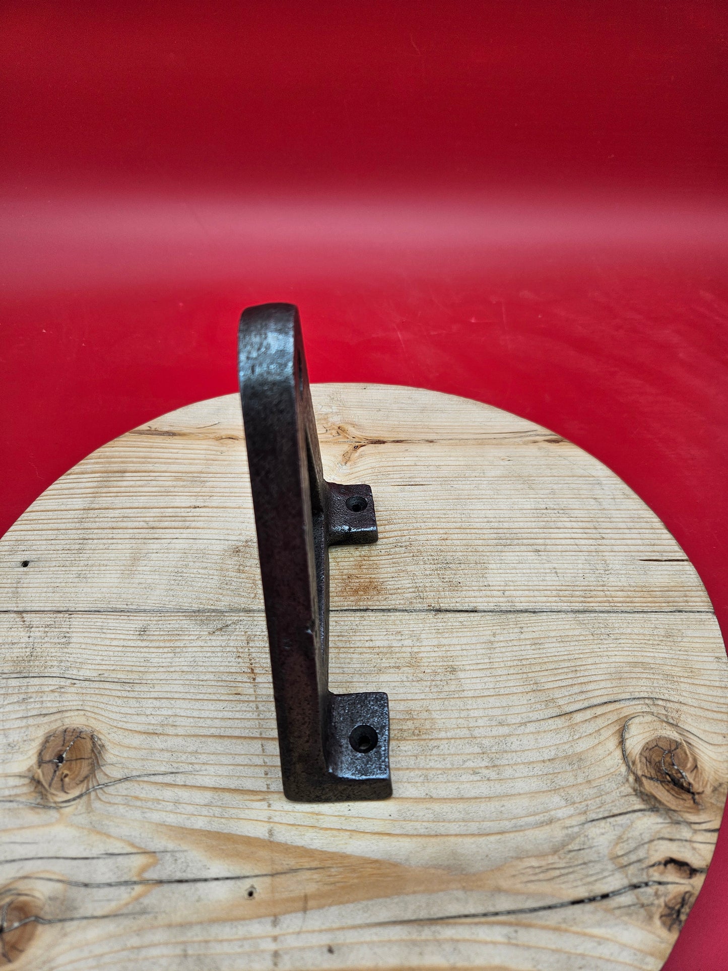 A-shape Wheel Axle Bracket Antique Iron - 2 Sizes