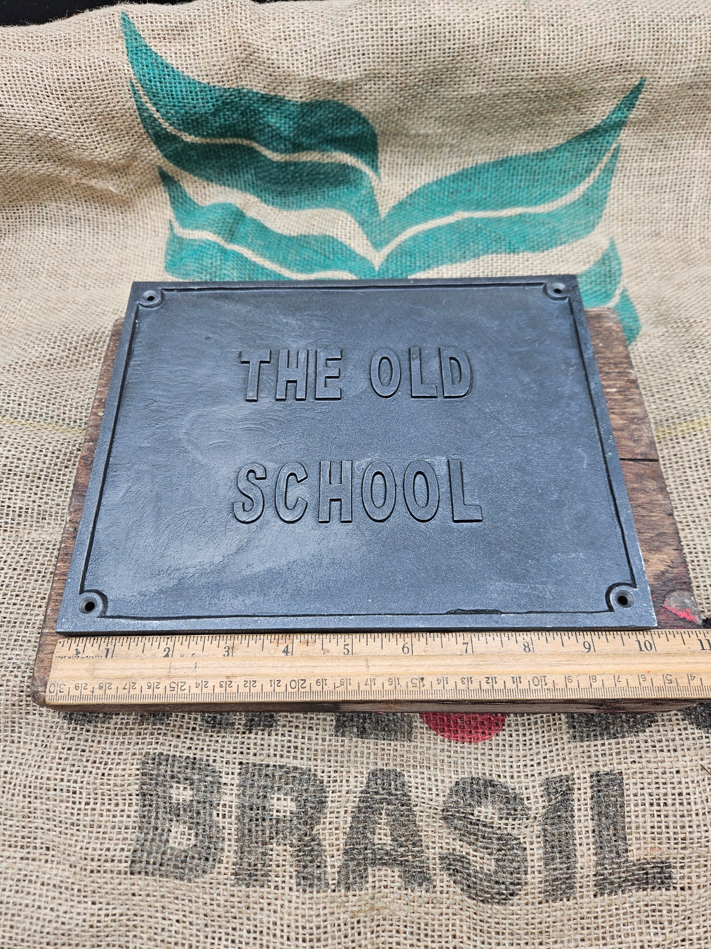 The Old School Plaque