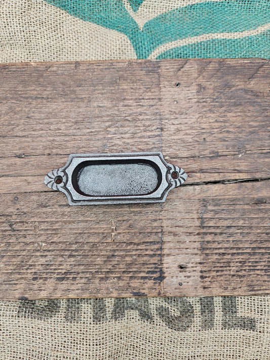 Flush Pull Handle - The Kendrick - Antique Iron