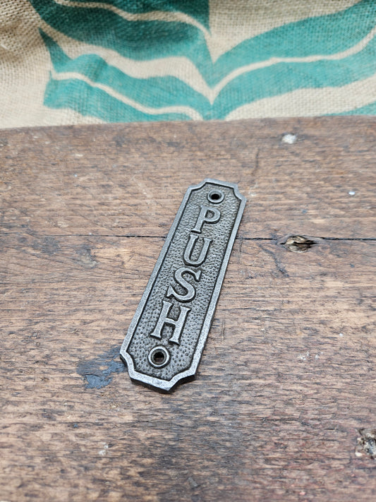 Push Plaque - Small