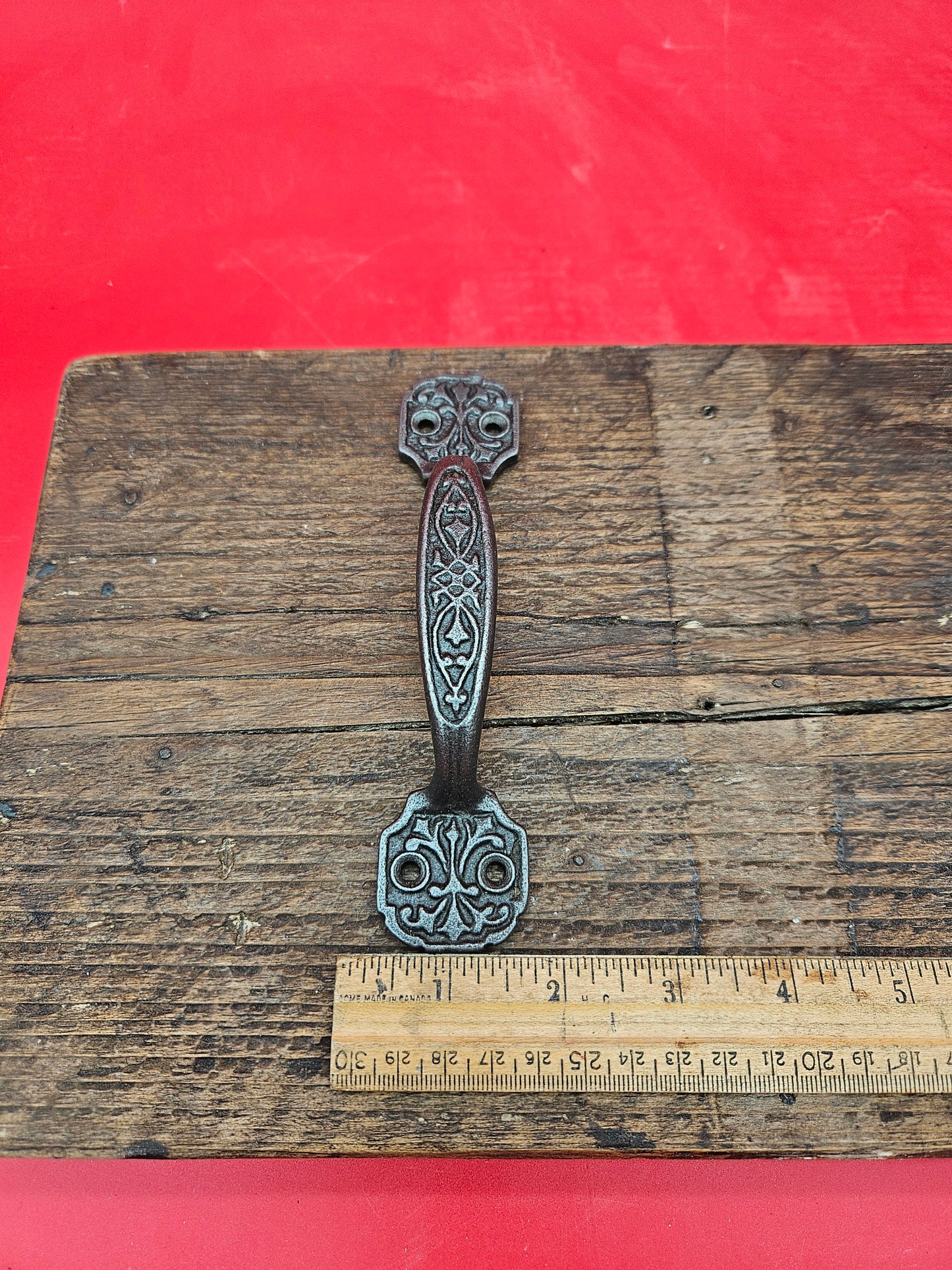 The Inca Pull Handle 6" Antique Iron