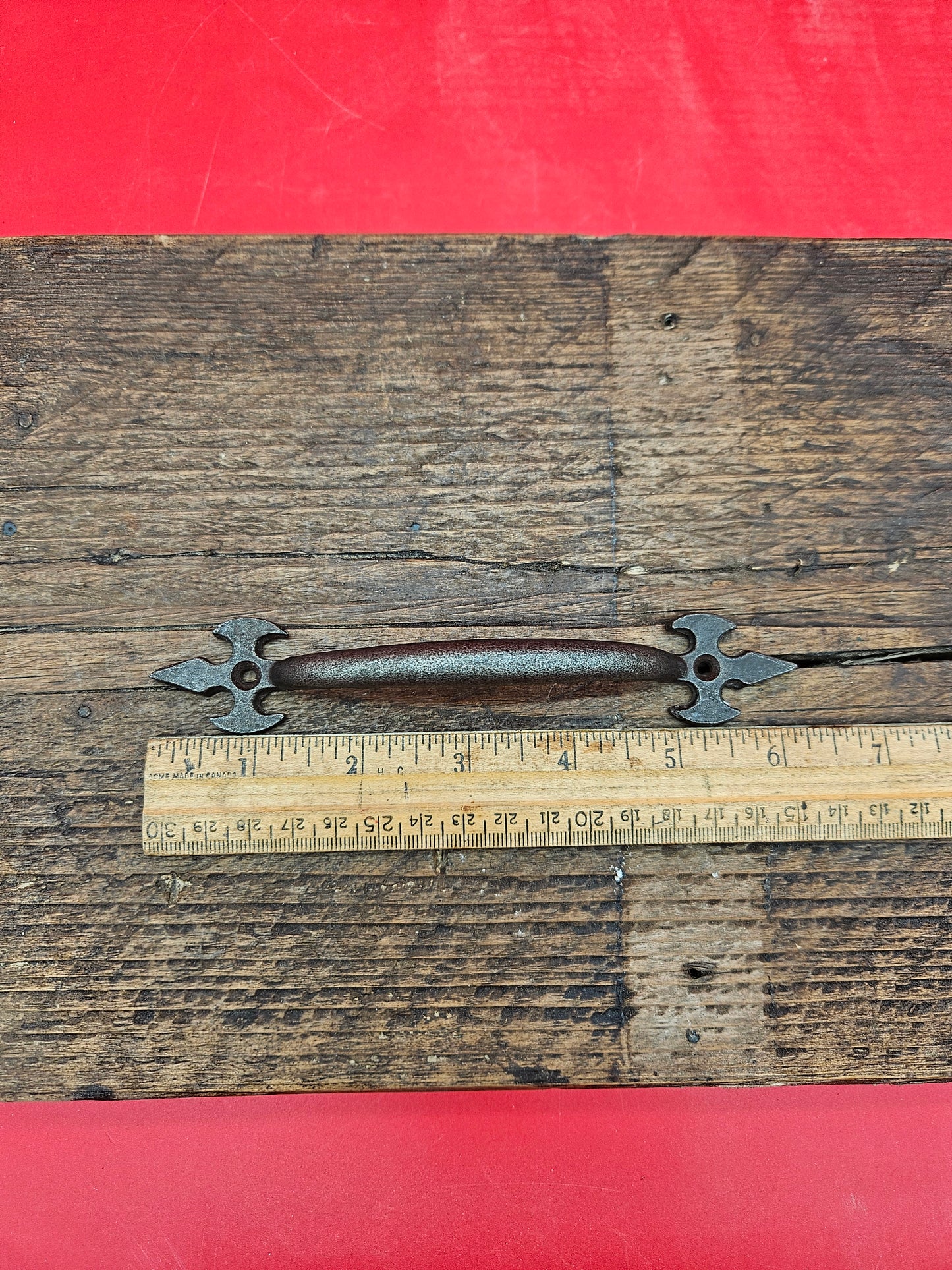 Gothic Pull Handle 6" Antique Iron