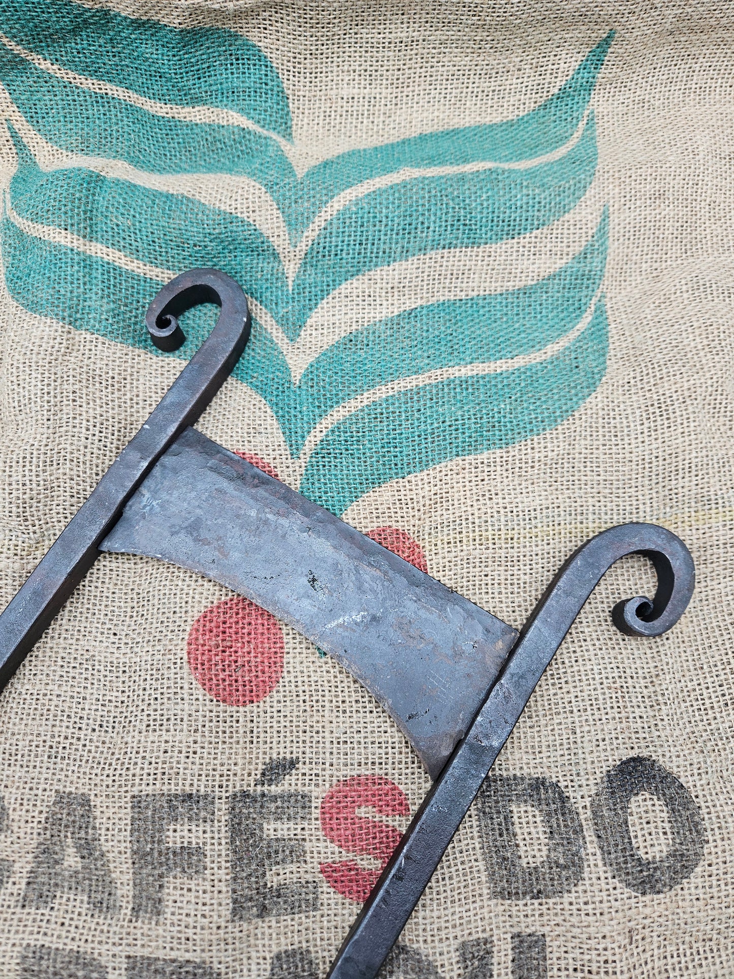 Scroll Top Boot Scraper - Hand Forged