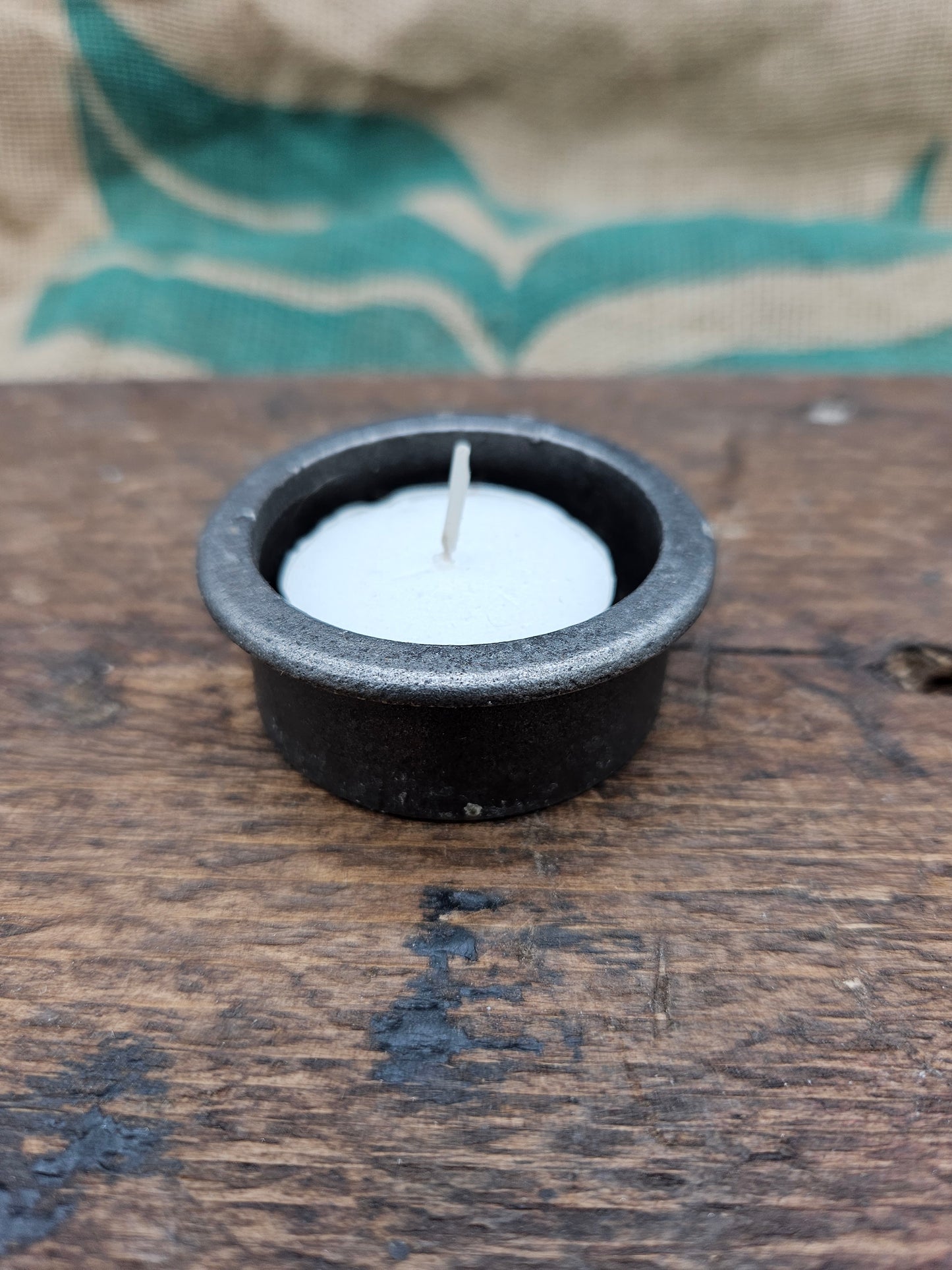 Tea Light Candle Holder - Cast Iron