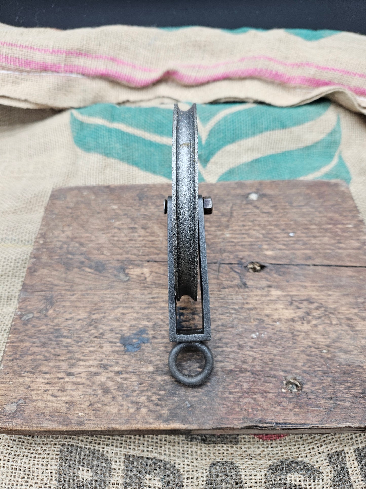 Pulley Wheel 5" with Hook Loop