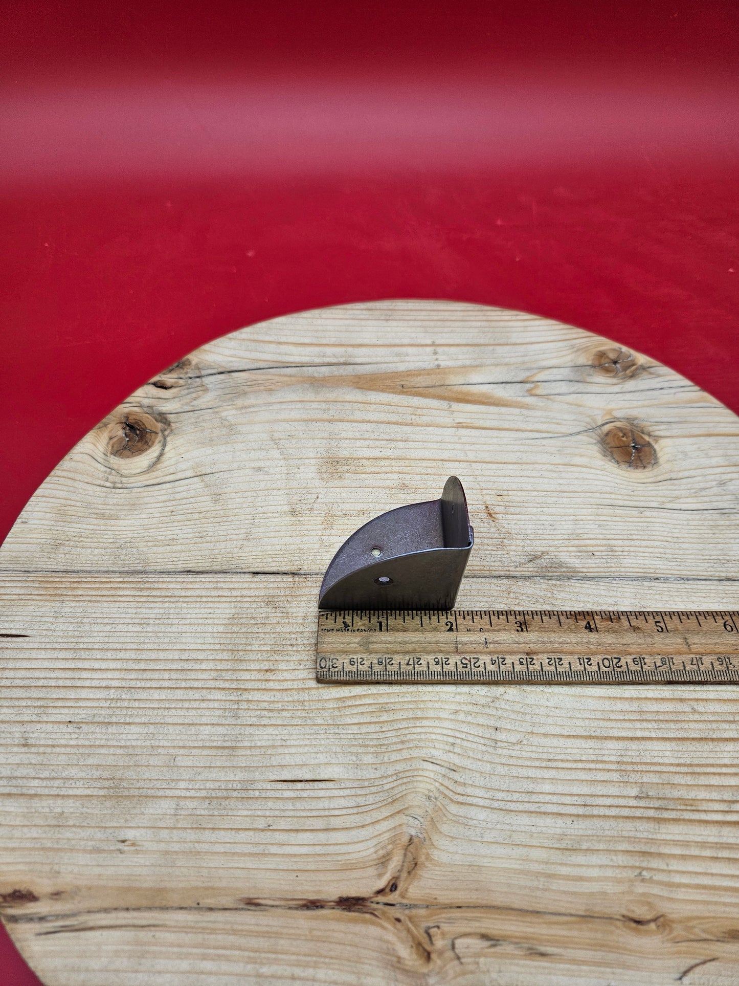 Corner Protector Pressed metal with seam Antique Iron or Rustic - 2" x 2" x 2"