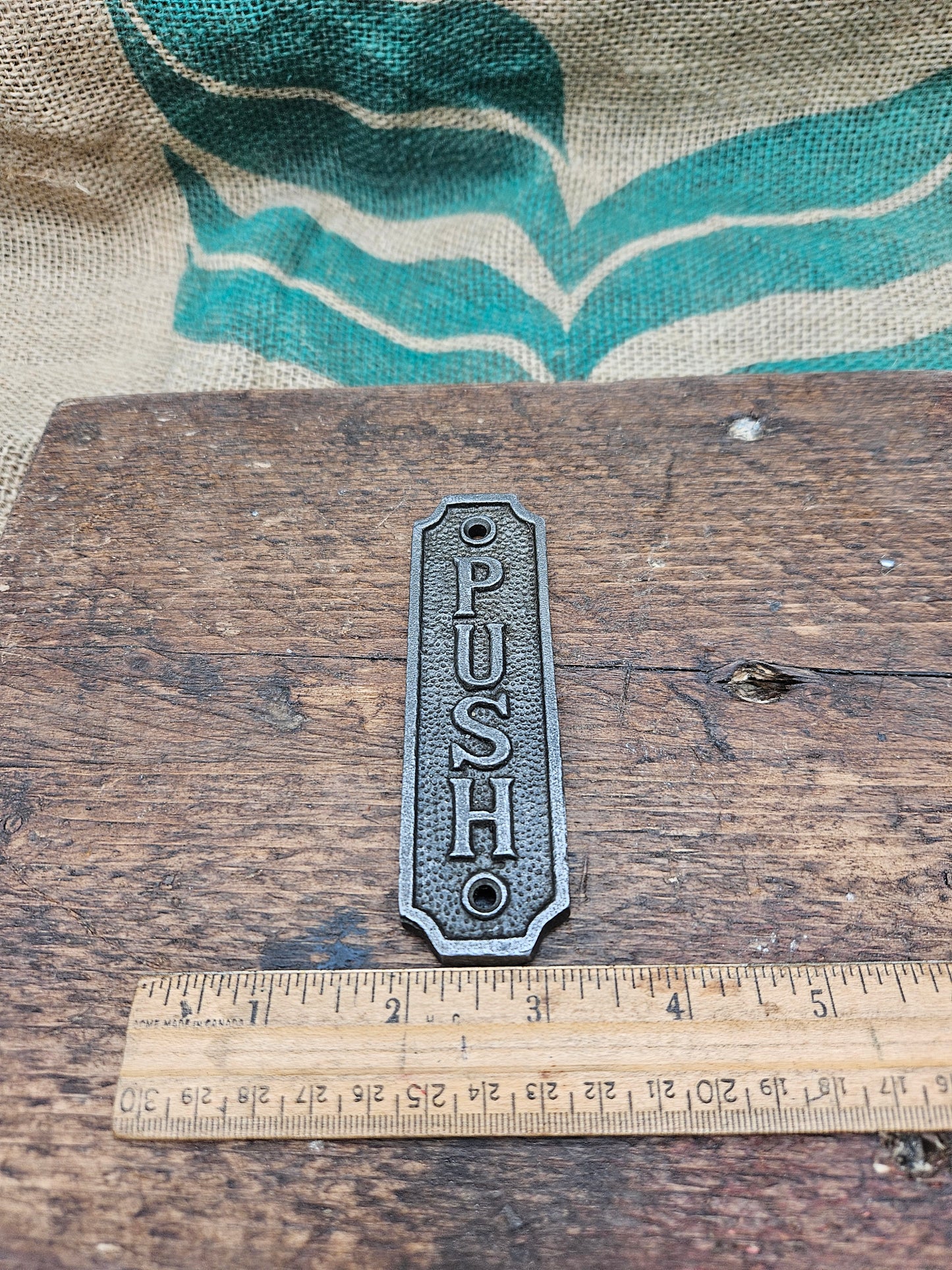 Push Plaque - Small