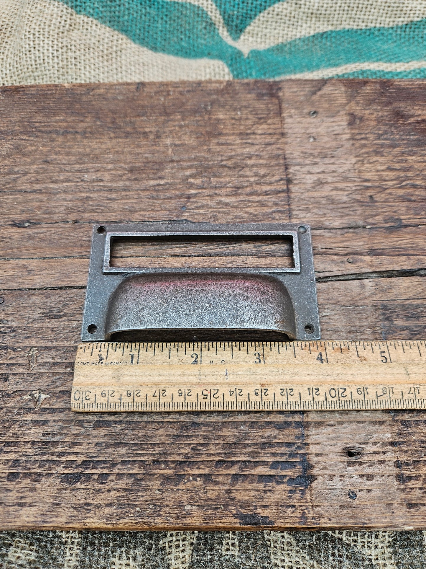 Square Label frame Cup Pull Handle