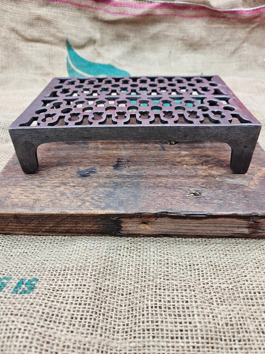 Cast Iron Air Brick or Trivet - Pot Stand 6" x 9"