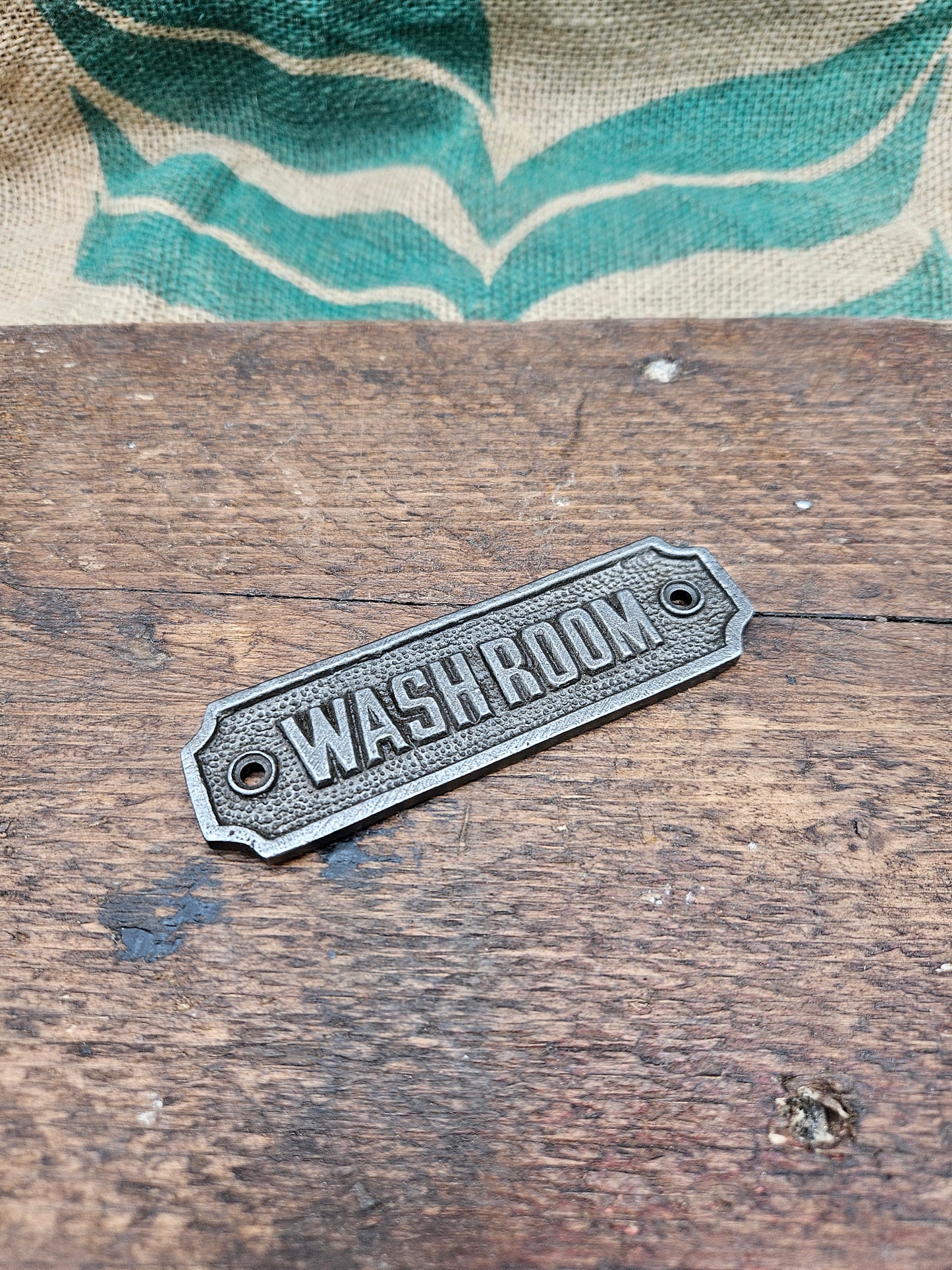 Washroom Plaque