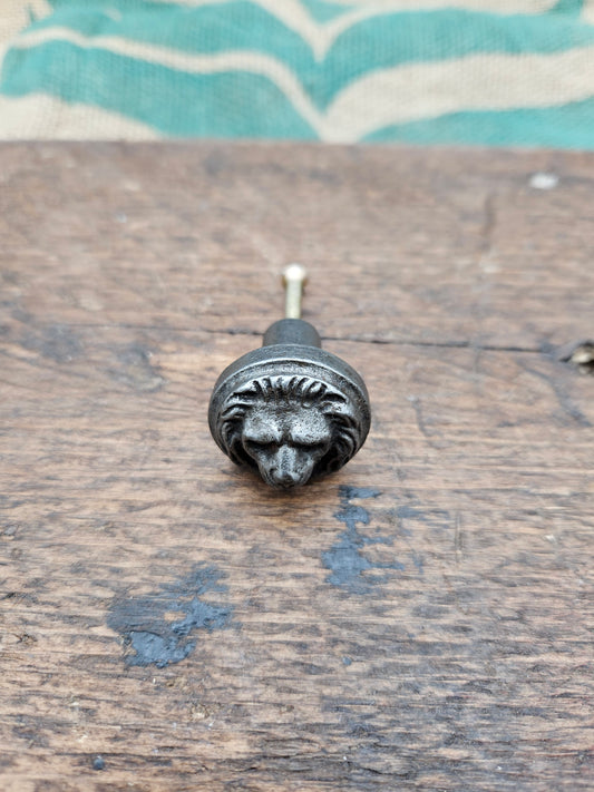 Lion Face Drawer Knob