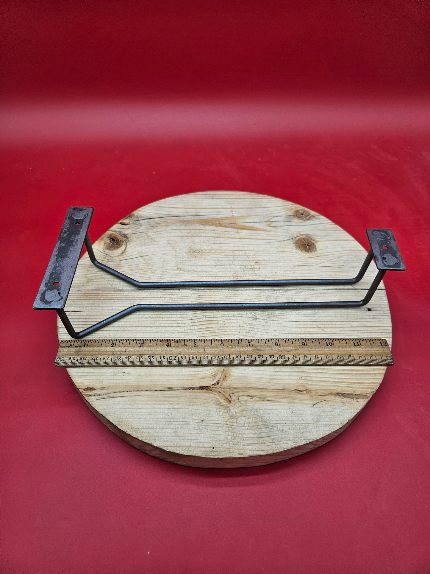 Wine Glass Rack - 12" or 18" Antique Iron